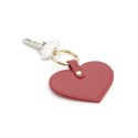 Heart Shaped Leather Key Fob