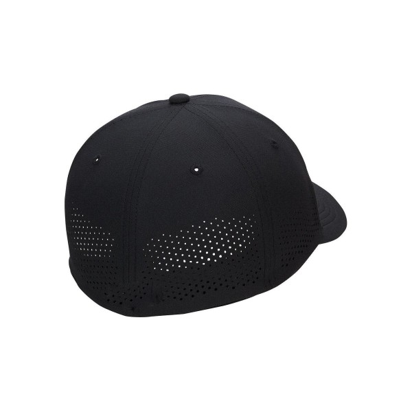 Men's Black Rise Performance Flex Hat