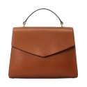 Small Leather Top-Handle Satchel