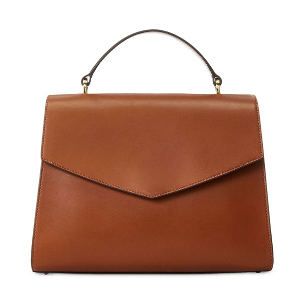 Small Leather Top-Handle Satchel