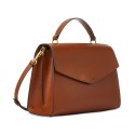 Small Leather Top-Handle Satchel