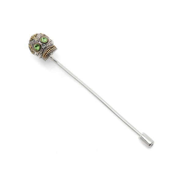 Men's Sterling Silver Skull Stick Pin