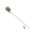 Men's Sterling Silver Skull Stick Pin