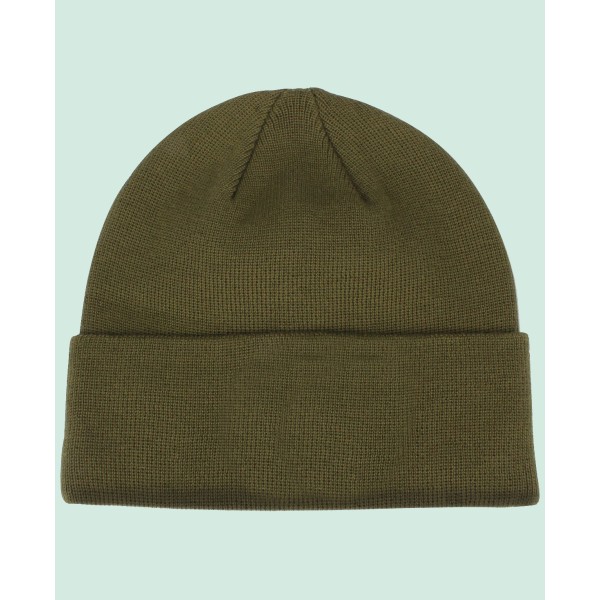 Men's Tonal 3D Embroidery Beanie