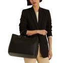 Women's Full-Grain Smooth Leather Large Satchel