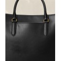 Women's Full-Grain Smooth Leather Large Satchel