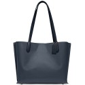 Polished Pebble Leather Willow Tote with Interior Zip Pocket