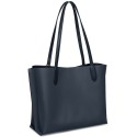 Polished Pebble Leather Willow Tote with Interior Zip Pocket