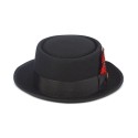 Men's Wool Pork Pie Hat