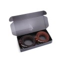 Men's Dual Loop Leather Belt 2 Pack