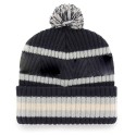 Men's Cuffed Knit Hat with Pom