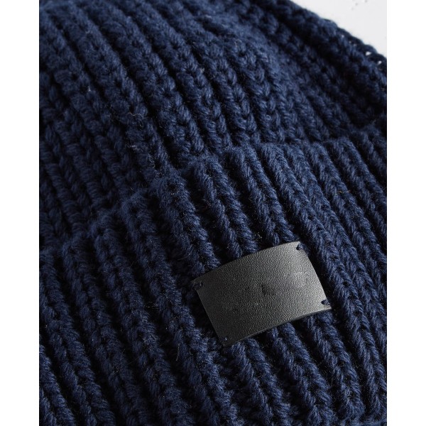 Men's Chunky Cardigan Stitch Hat