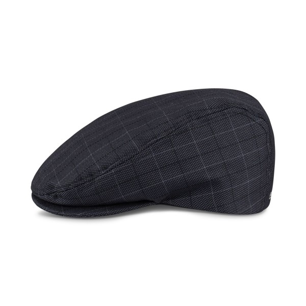 Men's Mesh Plaid Flat Top Cap