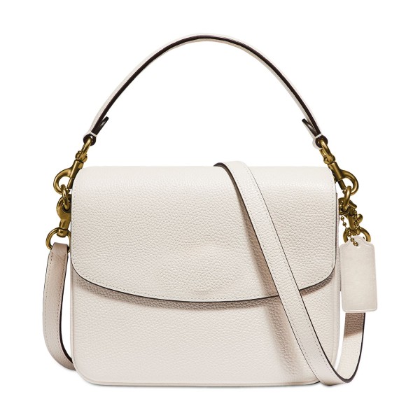 Polished Pebbled Leather Crossbody