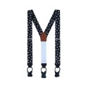 Silk Button End Suspenders