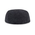 Men's Oversized Twill Flat Top Cap