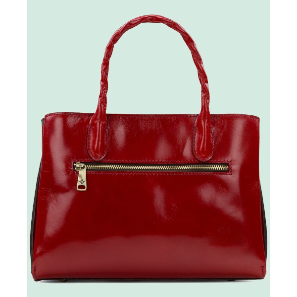 Medium Leather Top Handle Bag